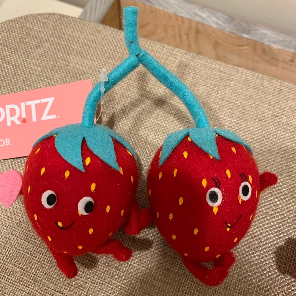 Valentine's Felt Strawberry characters